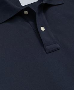 Polo personnalisé OEM, coupe classique, uni, 100% coton, manches courtes, coupe ajustée confortable, polo de golf pour homme - Product Image 5