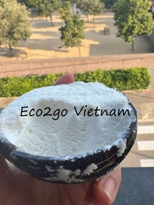 ชามเปลือกมะพร้าวทำมือขายส่ง สำหรับเจลาโต้ ไอศกรีม โยเกิร์ตแช่แข็ง รับทำโลโก้ โรงงานขายตรง - Eco2go เวียดนาม - Product Image 1