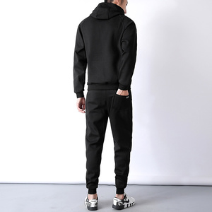 Sweat à capuche zippé personnalisé avec logo, manches longues, veste décontractée d'hiver - Product Image 3