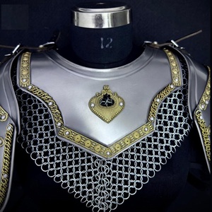 Set di Armatura in Acciaio per Donna, Costume da Cavaliere Medievale, Cosplay, Fiera Rinascimentale Armatura da Cavaliere da Battaglia - Product Image 6