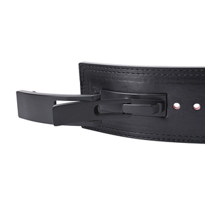 2025 Drop Ship Custom Logo Leather Weightlifting <b>Belt</b> with Buckle-Professional Protection Heavy Duty Breathable - Product Image 6