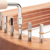 Wholesale Manufacturing Export Quality 10 Strings Lyre Harps Classic Music Instruments Handmade Wooden Lyre Harp