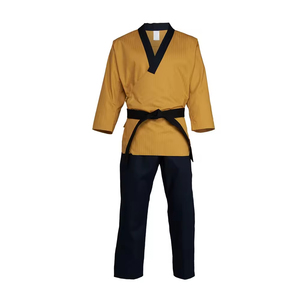 Uniforme de Taekwondo léger et respirant en polyester et coton, personnalisable, meilleur uniforme de Taekwondo en gros - Product Image 3