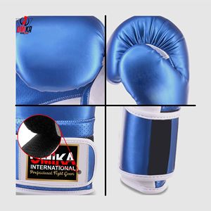 Guantes de Boxeo OMIKA Personalizados OEM, Ligeros, Transpirables, de Cuero Premium, con Correa Ajustable para la Muñeca, Impresión HD - Product Image 3
