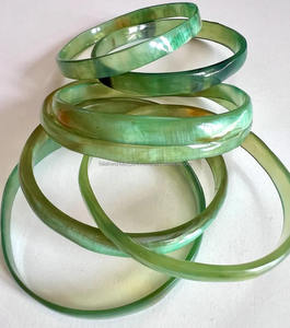 Brazalete de cuerno de búfalo de alta resistencia para accesorio de moda duradero brazalete de cuerno de buey con acento de detalle personalizado para joyería Unisex - Product Image 4