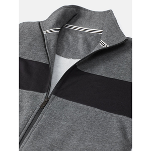 Ensemble de survêtement décontracté unisexe personnalisable deux pièces imprimé, style jogging, avec fermeture éclair intégrale, haute qualité, dernière collection - Product Image 5