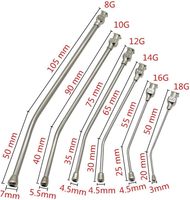 ZetomedPRO Gunting Operasi Mikro Veteriner Tangan Kiri Tajam/Tumpul Baja Tahan Karat 14.5cm Presisi