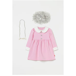OZKIZ Set de Accesorios Diana Coreanos para Niñas, Pelucas de Tela para Niñas de 4-6 Años, Modelo Chino O25FO01G, Venta al por Mayor, Vestido de Moda Primavera/Otoño - Product Image 1