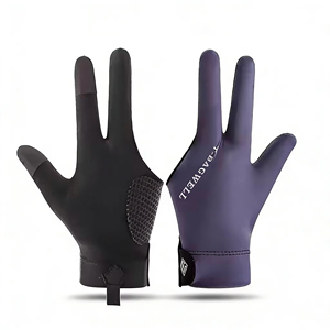 Gants de billard et de snooker Geo Brothers, nouvelle conception personnalisée, légers, respirants, en spandex, fermeture à boucle, sports d'été - Product Image 3