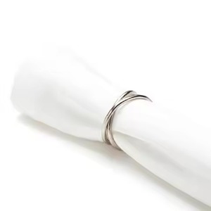 Porte-serviettes décoratif en métal, élégant ornement de table pour mariage, banquet, hôtel, restaurant, salle à manger - Product Image 6