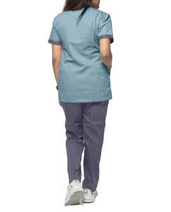 Uniformes Médicos Elásticos de Verano al por Mayor, Conjuntos de Uniformes de Enfermera, Pantalones Deportivos de Manga Corta, Uniformes de Hospital Unisex de Alta Calidad - Product Image 5