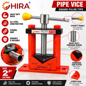 HIRA 13111 Étau à tuyaux extra lourd - Product Image 2
