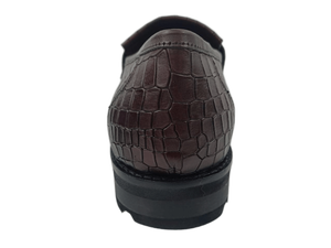 Mocasines de Piel Genuina para Hombre, Punta Redonda, Borlas, Color Marrón Sólido, Suela de Goma Acolchada, para Todas las Temporadas - Product Image 2