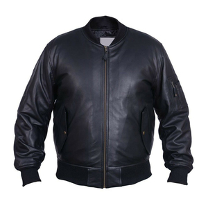 Blouson Bomber Homme Bleu Marine Col Montant avec Boutons Pression et Poches Poitrine Coupe Droite Décontractée – Collection 2026 – En Vente - Product Image 4