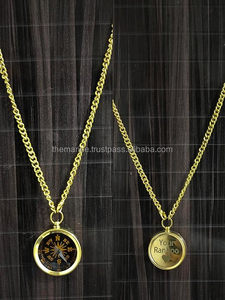 Latón náutico grabado tu collar de Amistad Ranboo brújula regalos para ella él amigos medallón brújula - Product Image 6