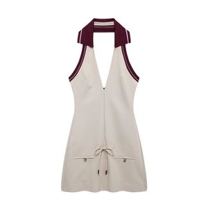 Vestido Deportivo de Invierno para Mujer, Personalizable, 100% Poliéster, Estampado, con Cierre de Media Cremallera, de Secado Rápido, para Tenis y Golf - Product Image 3