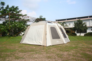 เต็นท์ครอบครัวขนาดใหญ่ CAMPTOWN RIOGRANDE-400 แบบสองชั้น กันน้ำ 3000 มม. ป้องกันรังสียูวี 4 ฤดู ติดตั้งง่ายสำหรับการตั้งแคมป์ - Product Image 4