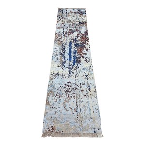 Hand Knotted Modern Area Rugs Ellington Rugs Aesthetic <b>Runner</b> Rug Modern Home Decor - Product Image 3