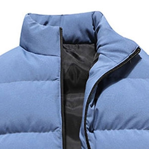 Gilet bomber décontracté pour homme de qualité supérieure, en tissu léger et respirant, avec fermeture éclair intégrale sur le devant, pour un usage quotidien - Product Image 6