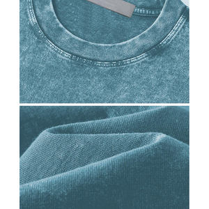 High Quality Street Wear <b>Drop</b> Shoulder Blank Vintage Heavyweight Oversized <b>Acid</b> Wash T-Shirt For Men Wholesale Price With OEM - Product Image 6