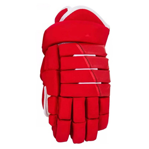 Ice Hockey Red Fingerless Sports Gloves <b>Hook</b> And Loop Closure Polyester Unisex All Seasons New 2026 - Product Image 4