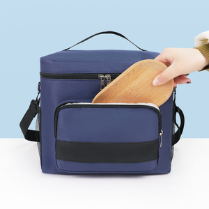กระเป๋าปิคนิคทรงสี่เหลี่ยมขนาดใหญ่ขายดีข้ามประเทศ กล่องอาหารกลางวันแบบหุ้มฉนวนอะลูมิเนียมฟอยล์แบบเรียบง่าย กระเป๋าเก็บความเย็นแบบหนา - Product Image 2