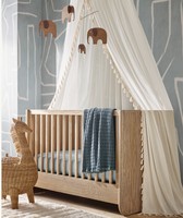 Panier de rangement pour bébé en rotin tressé écologique de haute qualité, organisateur de jouets, décoration intérieure rustique vintage mini