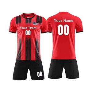 Men's Quick Dry Soccer Jersey 100% Polyester Breathable Mesh Fabric Sublimated Print Custom Team Name <b>Adjustable</b> <b>Strap</b> - Product Image 5