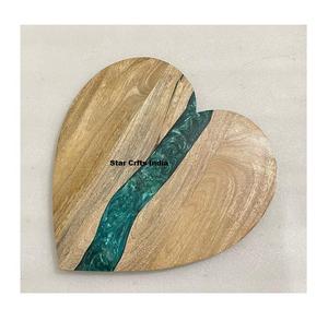 Planches à découper en forme de cœur de style américain, dernier design, en résine, pour fromages, application en cuisine, planche à découper au prix d'usine - Product Image 2