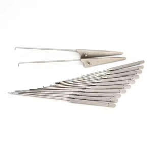 Oferta Especial: Sets de Instrumentos Quirúrgicos Ortopédicos de Acero Inoxidable Manuales que Incluyen Sonda, Cuchillo de Corte para Artroscopia, Lima Ósea y Cureta - Product Image 1