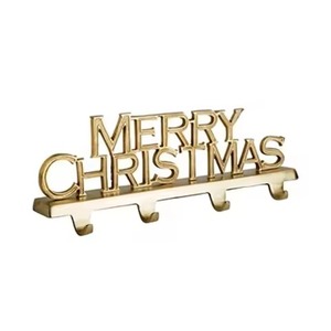 Modern Holiday <b>Stocking</b> Display Hook Premium Metal Decoration Accessory - Product Image 1
