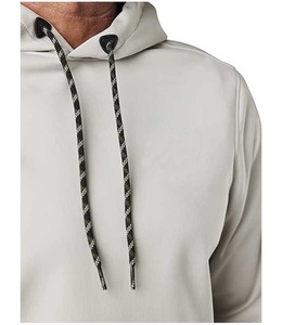 Sweat à capuche pour homme, coupe classique, tricoté, décontracté, automne, avec empiècements de couleur - Product Image 2