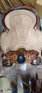 Silla de Montar Western de Cuero Genuino Más Vendida con Arco de Plástico, Ajuste Cómodo y Ajustable para Doma y Salto, Mejor Precio del Mercado - Product Image 6