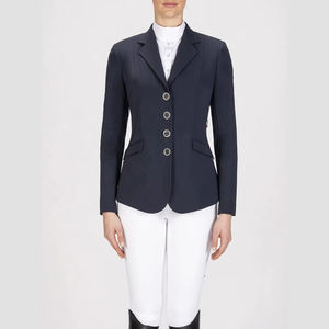 Veste d'équitation professionnelle extensible, coupe ajustée, pour concours, veste légère pour l'équitation - Product Image 4