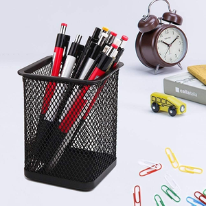 Organisateur de stylos de bureau en acier durable - Product Image 4