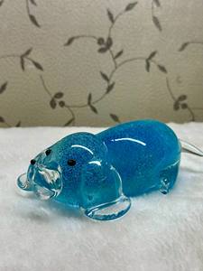 Cute Handmade Religious Folk Art Luxury Glass Glowing <b>Dog</b> <b>Ornament</b> Wealth Treasure Decorative Gift Home Decoration New Year - Product Image 4