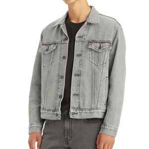 Factory Supply Solid Color Winter Denim Jacket For Men Premium Branded Custom Logo Riding Jean Jackets With High Durable Design - Product Image 6