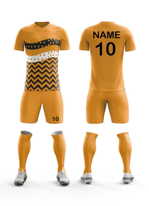 Conjunto de Uniforme de Fútbol Personalizado para Hombre, Malla de Poliéster Transpirable de Secado Rápido, Ropa Deportiva, Servicio OEM - Product Image 3