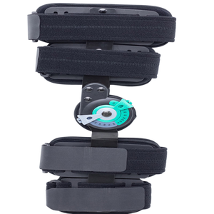 Protector de rodilla articulado OA de espuma laminada ecológica, superventas, negro, con protección para la espinilla - Product Image 3