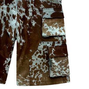 Shorts en cuir de vachette solide de qualité supérieure, décontractés, durables, élégants, à séchage rapide et écologiques pour hommes - Product Image 6
