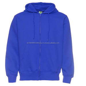 Sweat-shirt à capuche unisexe pour homme, 330 g/m², fermeture éclair, polaire, OEM, logo personnalisable, décontracté, sport, vente en gros - Product Image 3