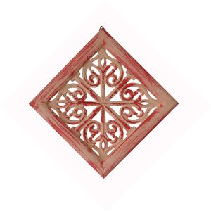 Panneau mural en bois, art floral, décoration murale vintage blanche, grande taille - Product Image 1