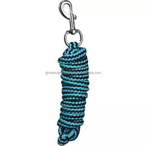 Equipo de caballo de alta calidad, cuerda de plomo de PP, diseño personalizado, cuerda de plomo de caballo colorida de doble tono y accesorios - Product Image 2