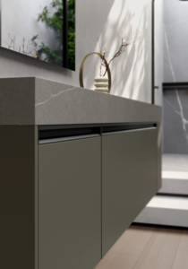 Meuble-lavabo mural de salle de bain de style européen moderne personnalisé JY Project, miroir, armoire en bois de luxe, MDF imperméable - Product Image 5