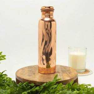 <b>Copper</b> <b>bottle</b> for pure <b>drinking</b> experience ayurvedic health drinkware eco friendly reusable leak proof for daily hydration - Product Image 2