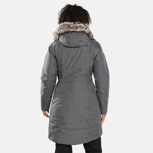 Long Autumn Parka Men's Unisex Plush Warm Overcoat Hooded Stand Collar Canvas 100% Cotton Padded Windproof Reversible Breathable - Product Image 3