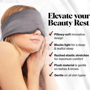 Elegant Women Silk <b>Eye</b> <b>Cover</b> Luxury <b>Sleep</b> Accessory Fashion Silk <b>Eye</b> <b>Cover</b> for Women Soft Stylish Nightwear Item - Product Image 4