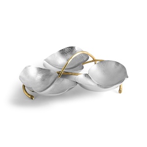 Bol à fruits en aluminium, centre de table moderne, luxe décoratif, or, écologique, durable, 2026 Saleem International - Product Image 5