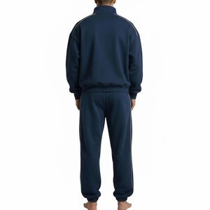 Custom logo Men Women Fleece Tracksuit Sweatsuit Unisex Plain Sports 100% Cotton <b>Jogger</b> Sweat Suit Sweatpants Hoodie <b>Set</b> - Product Image 3