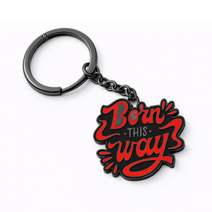 พวงกุญแจโลหะแบบกำหนดเองสำหรับ OEM แฟชั่น พร้อมข้อความ คำพูด หรือตัวอักษร จำนวนมาก - Product Image 3